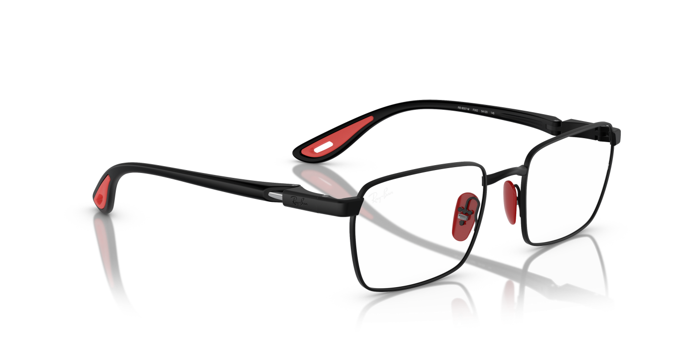RB6507M OPTICS COLECȚIA SCUDERIA FERRARI - Negru lucios