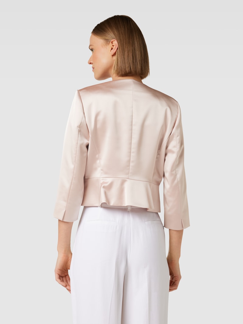 Cocktailjacke mit Effektgarn in altrosa meliert