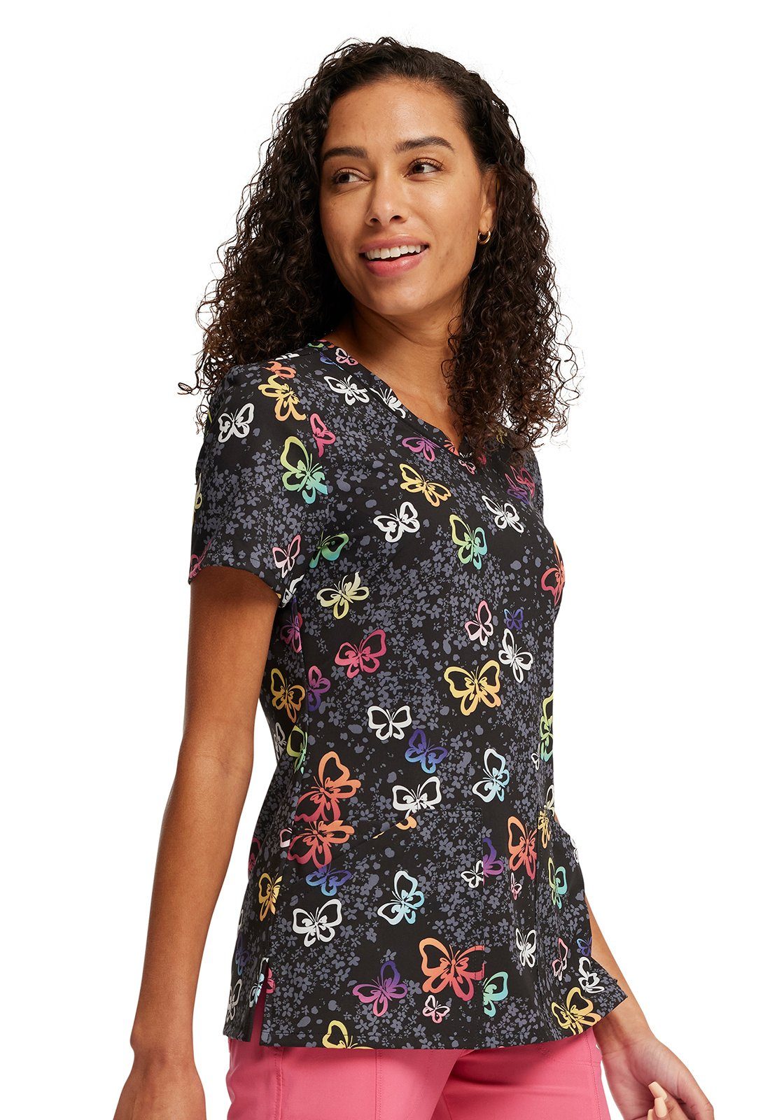 Cherokee Funktionsbluse Bunt bedruckter Damen Kasack 