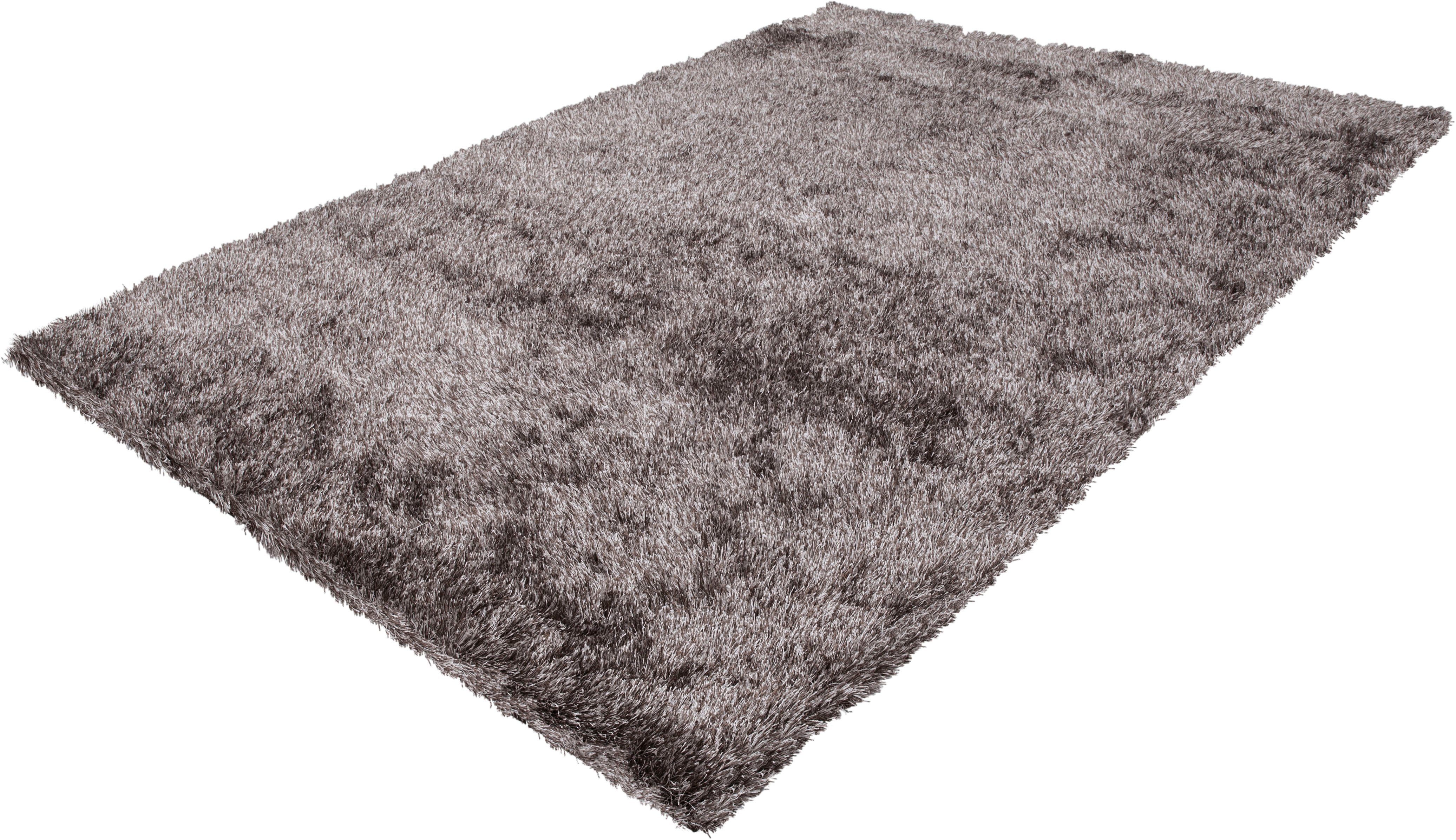 Hochflor-Teppich Diamond 700, Kayoom, rechteckig, Höhe: 45 mm, weiche Microfaser, Langflor, Shaggy, Melange, Wohnzimmer