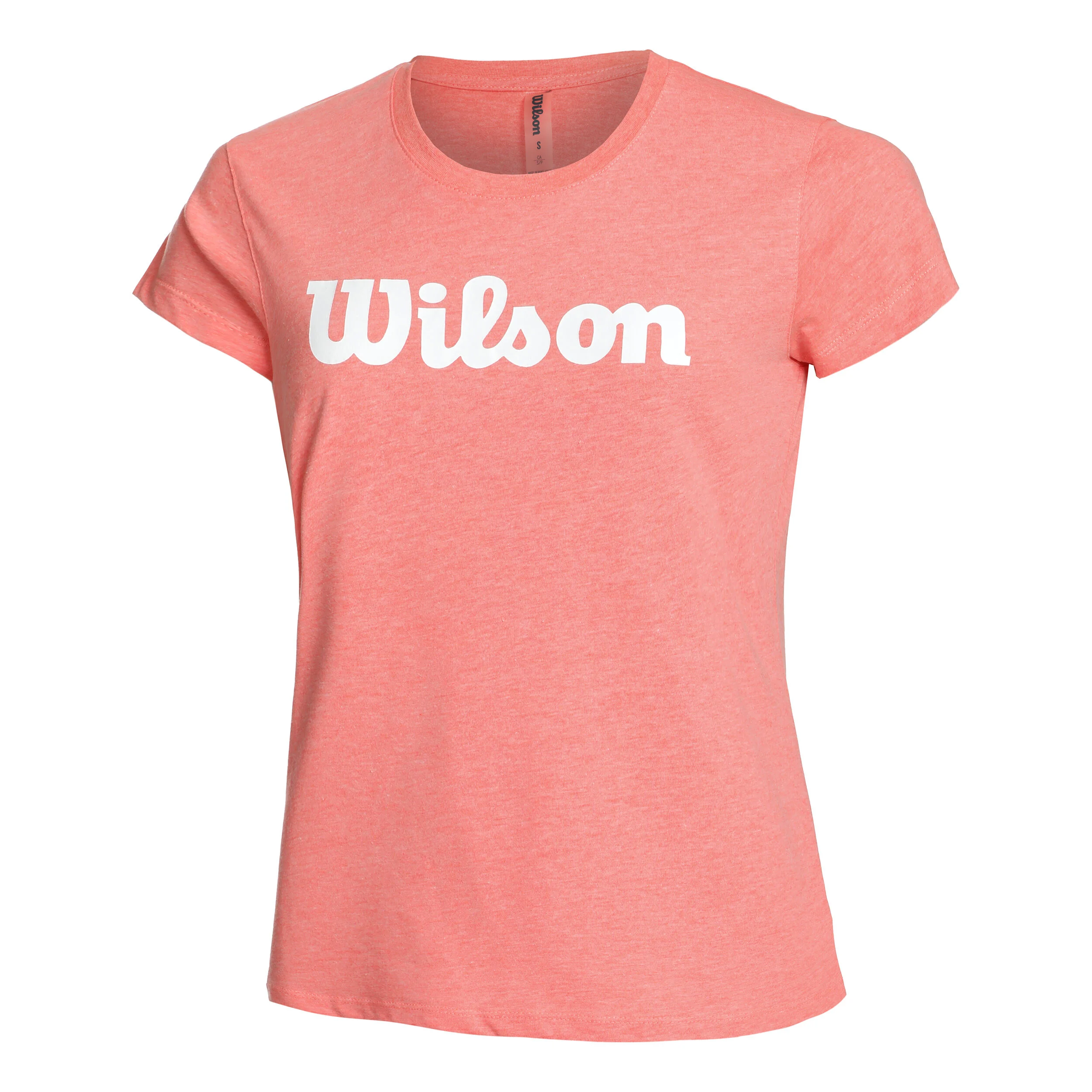 Script Tech T-Shirt Damen - Koralle