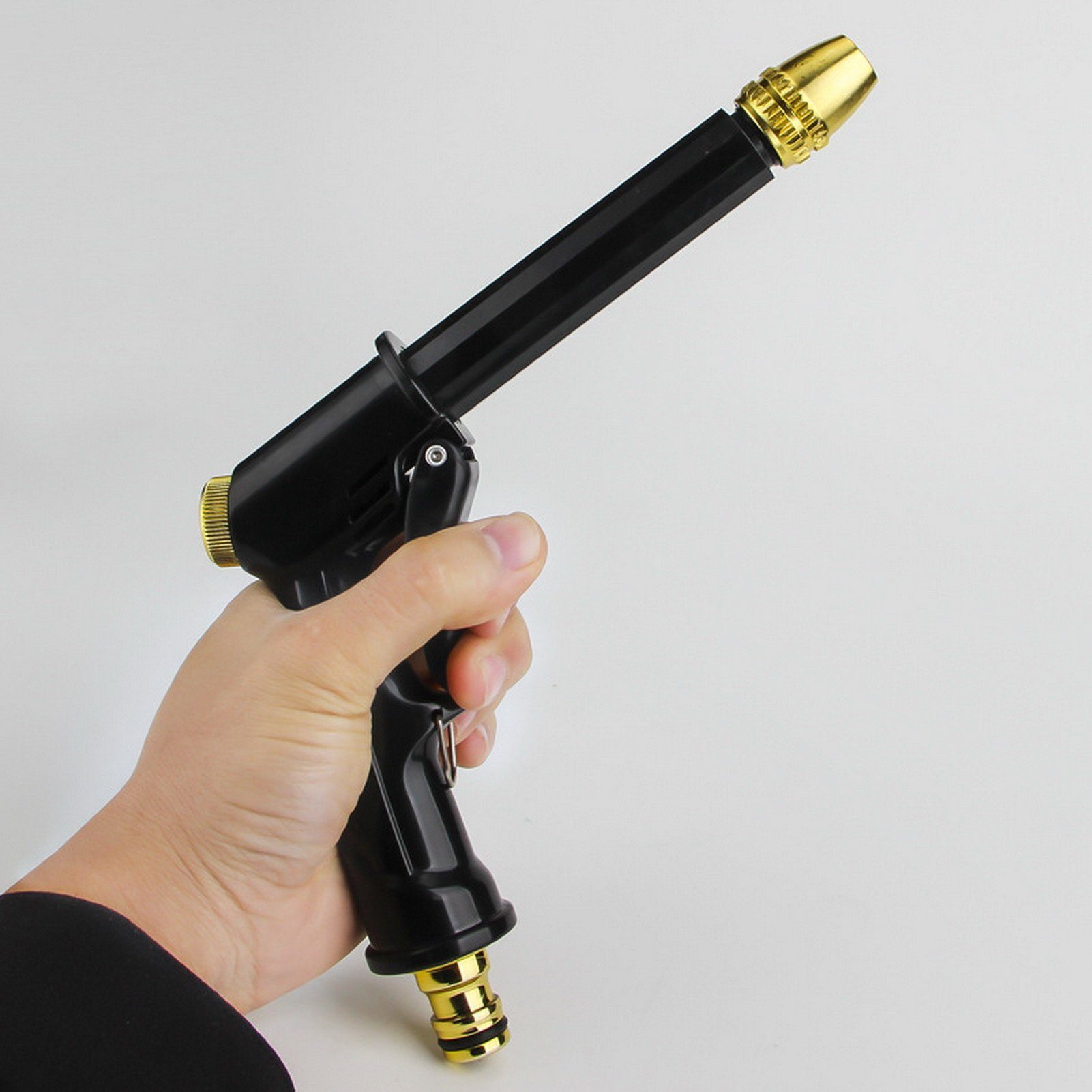 farfi Hochdruckreiniger Einstellbare Autowaschdüse-Starke Wasserdruck-Schwarz, (Set, 1 x Autowaschdüsengriff 1 x Autowaschdüsenstange), Kein Akku und Ladegerät erforderlich