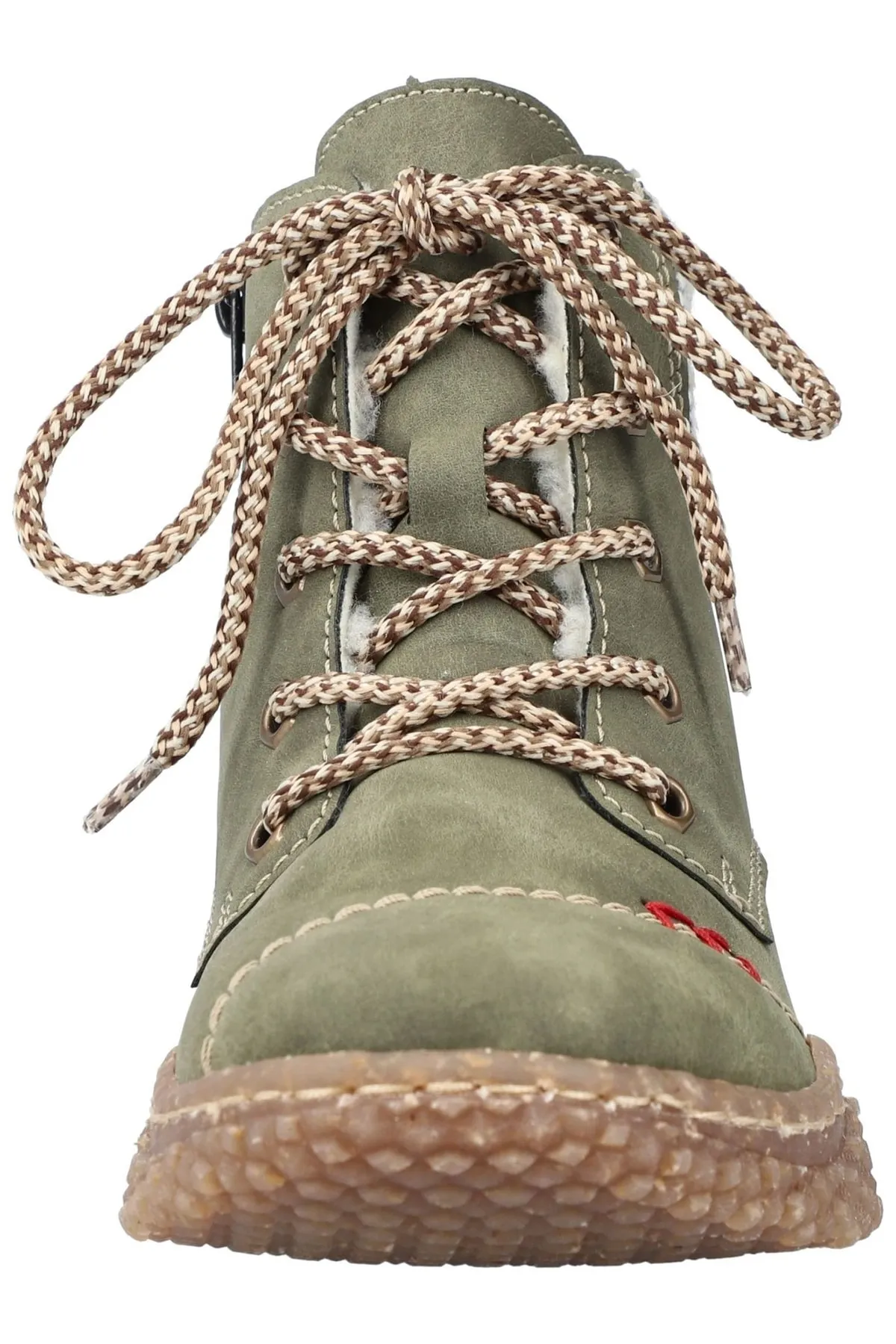 Rieker  Stiefelette - Grün - Flacher Absatz