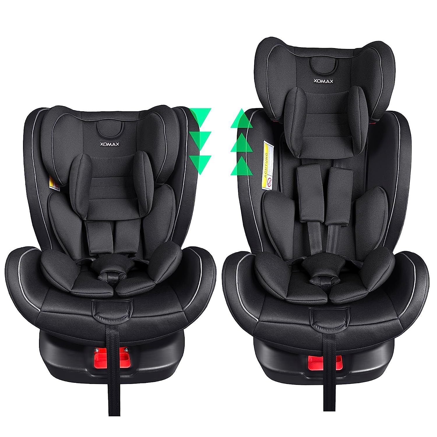 XOMAX Autokindersitz Selena, bis: 12, ab: 11 kg, bis: 36 kg, (Selena), mit 5-Punkt-Gurt, 3-Punkt-Gurt, Isofix Gruppe 0/1/2/3 ECE i-Size 129R