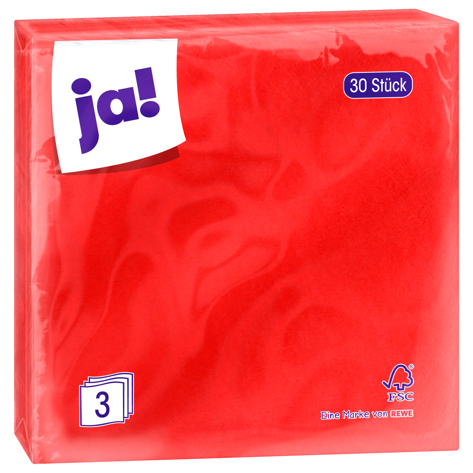 ja! Servietten rot 30 Stück