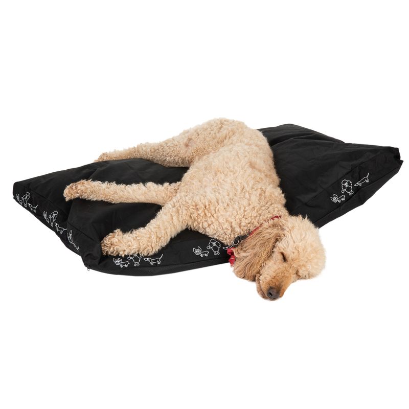 Hundekissen Silhouette schwarz zu TOP-Preisen