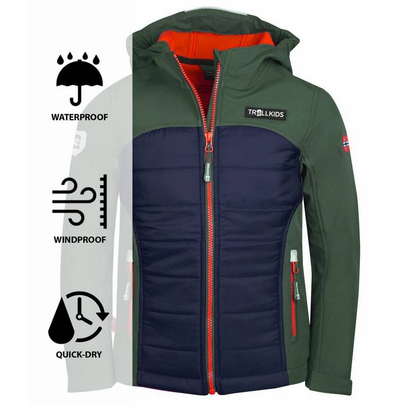 Trollkids Lysefjord Softshelljacke Kinder