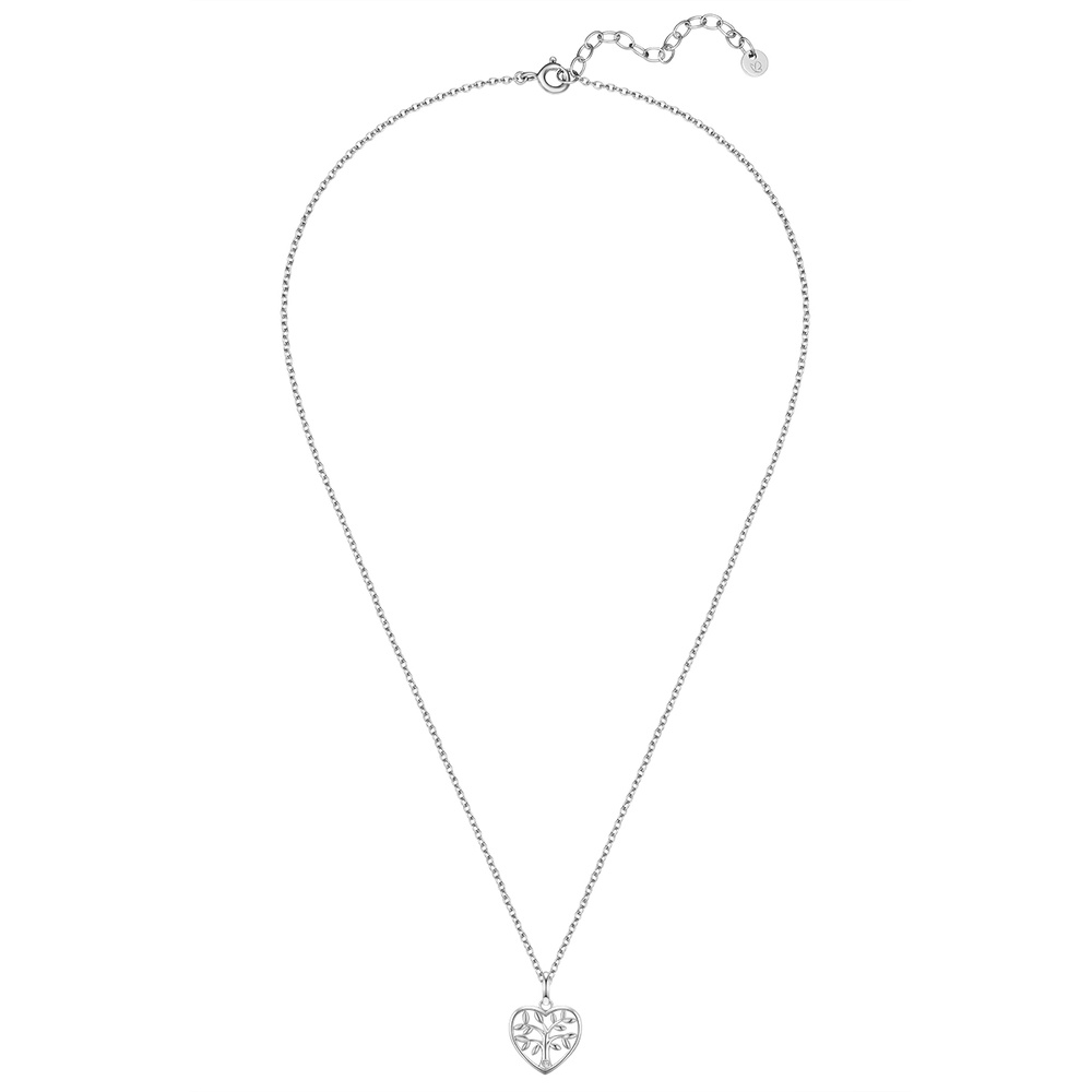 Glanzstücke München Chaîne Arbre de vie Argent sterling Lab Grown Diamond en Argent collier