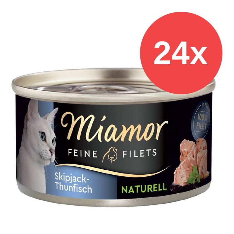 Sparpaket Miamor Feine Filets Naturelle 24 x 80 g