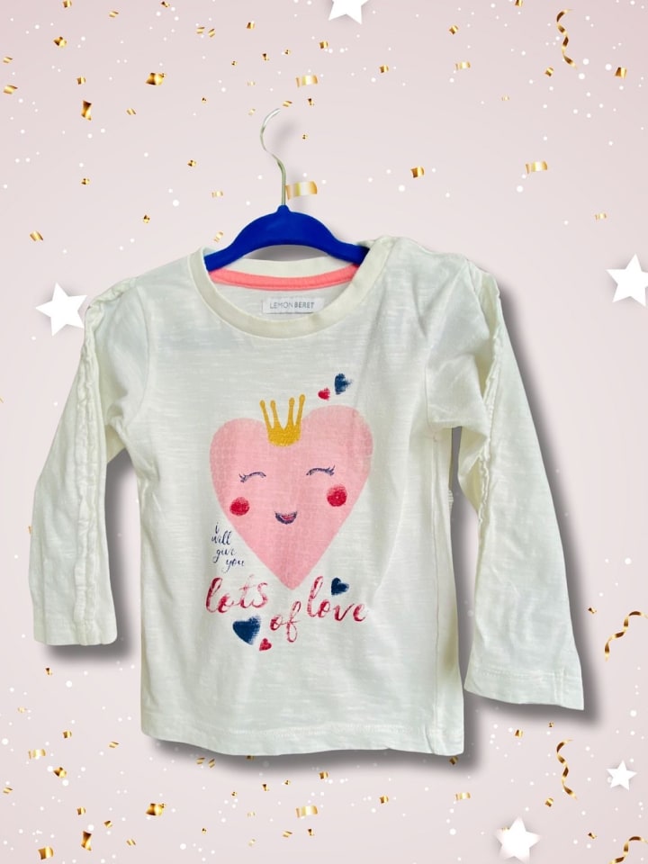 Lemon Beret Longsleeve in Creme günstig kaufen 86