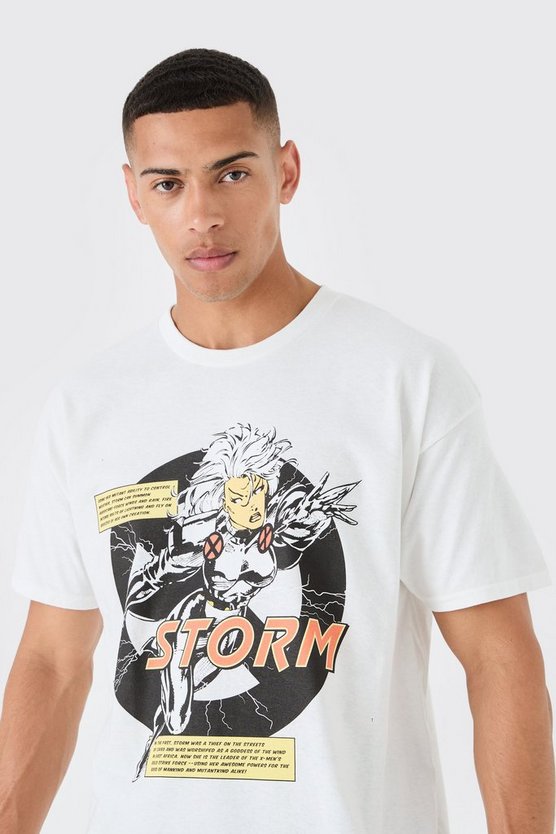 Oversize T-Shirt mit lizenziertem X Men Storm Print
