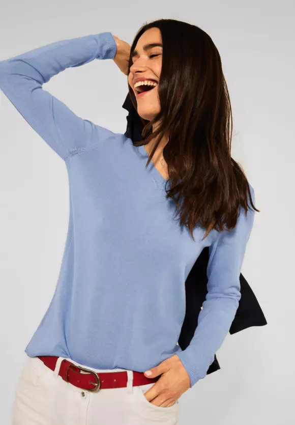 CECIL Basic Pullover in Unifarbe