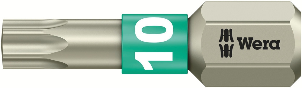 Wera 05071032001 3867/1 TS TORX® Bits, Edelstahl, TX 10 x 25 mm