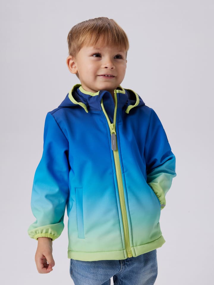 name it Softshelljacke NMMMALTA05 SOFTSHELL JACKET in azure blue günstig kaufen