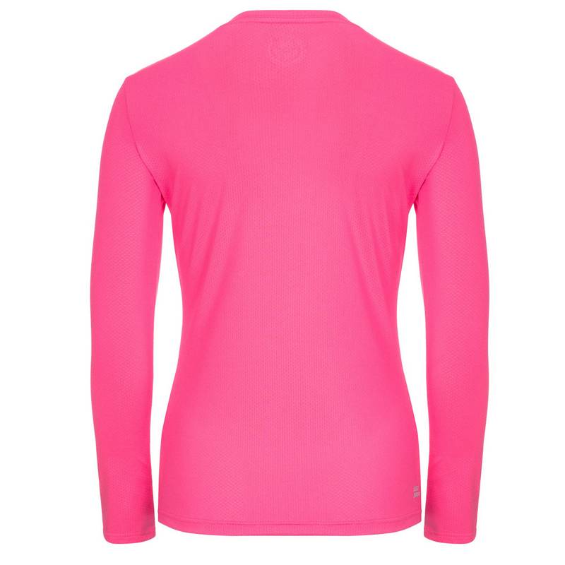 BIDI BADU Pia Tech Roundneck Longsleeve Tennisshirt Damen