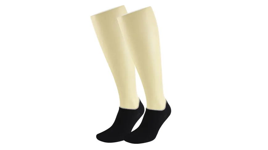 MOVE UP Unisex Sneaker Socken mit Fußbandage 2er Pack schwarz