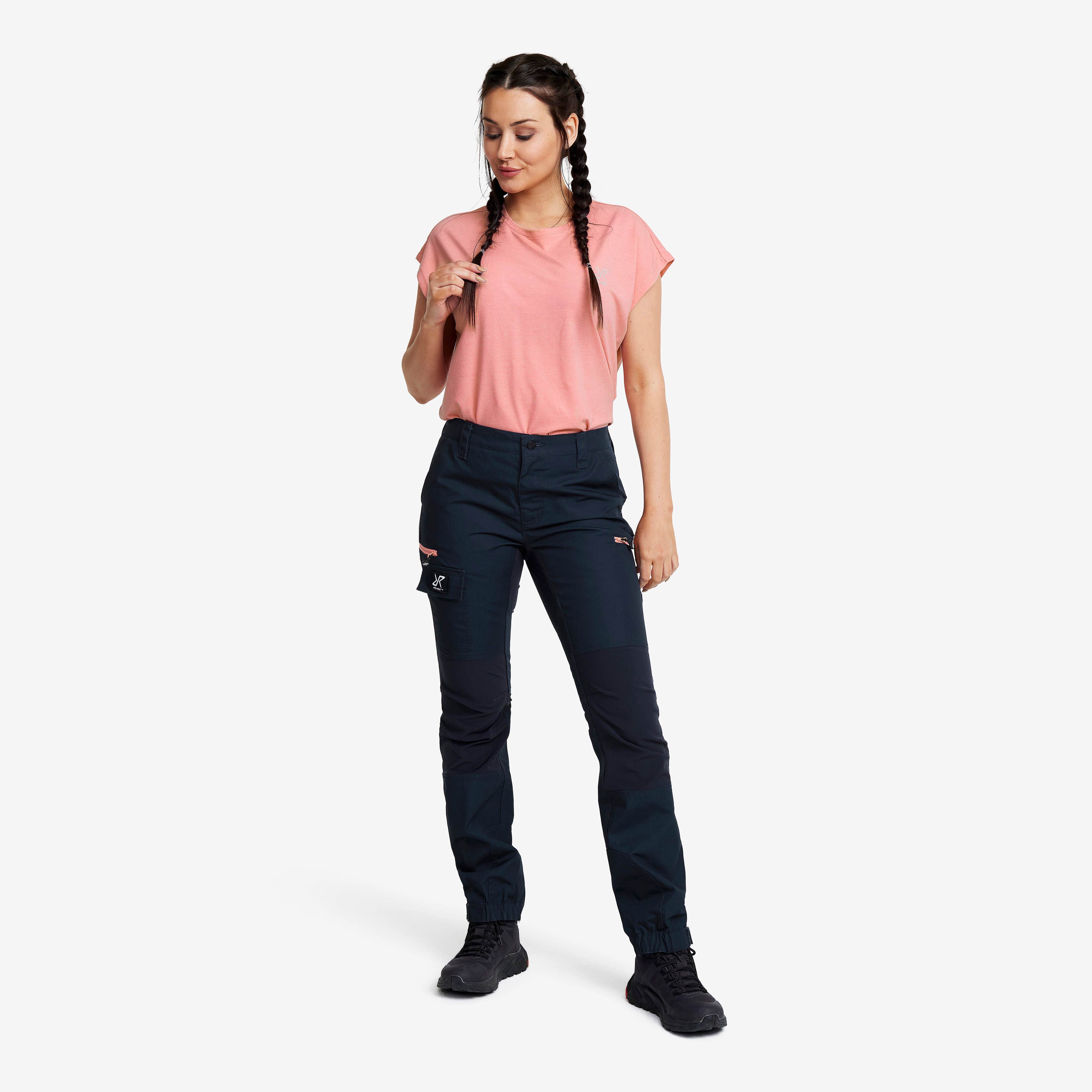 Nordwand Pants Femme Thunder Blue/Burnt Coral