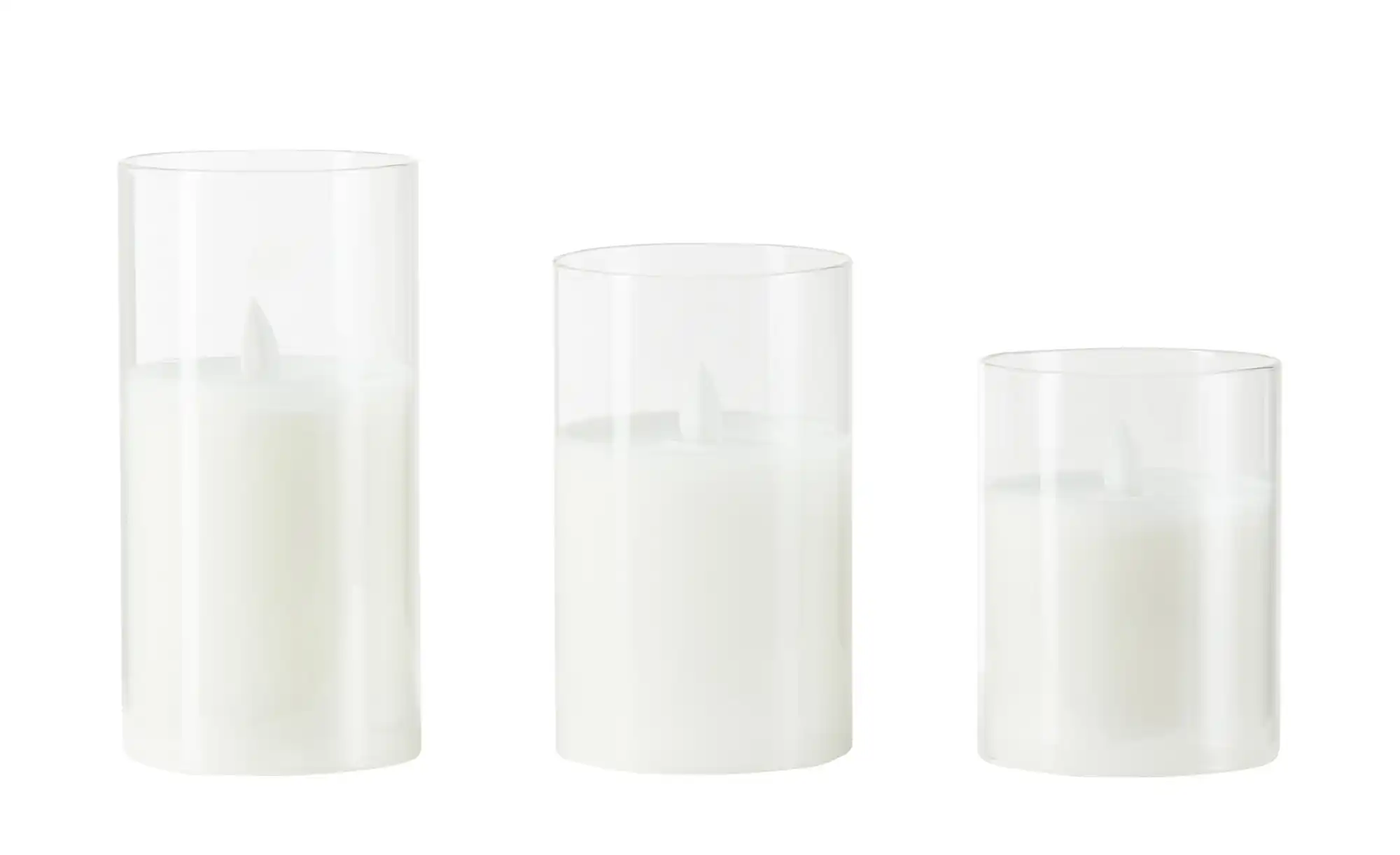 HOME STORY LED Kerze, 3er Set