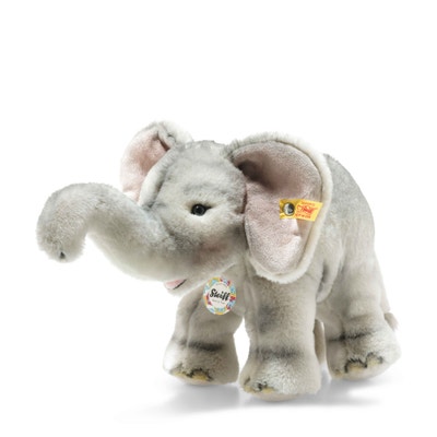 Back in Time Ellfie Elefant, 28 cm, hellgrau