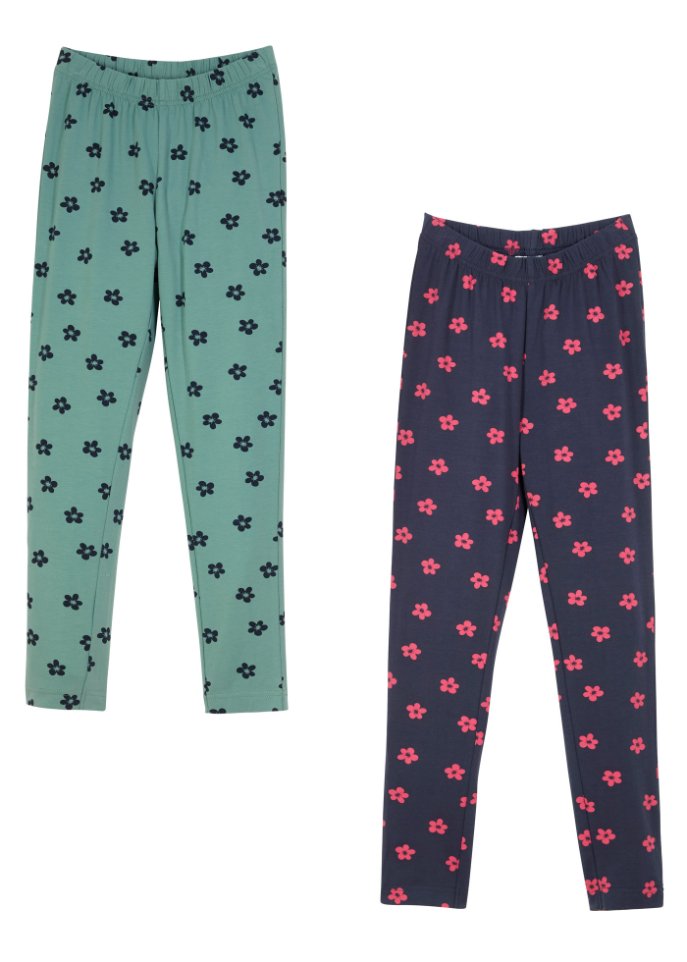 Mädchen Leggings (2er Pack)