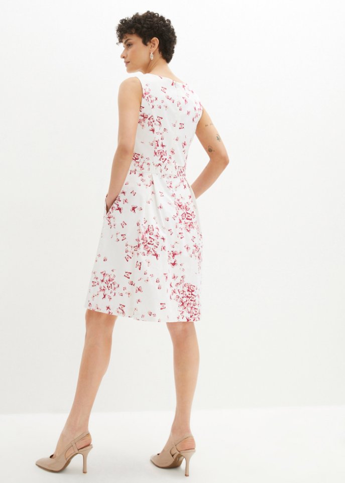 Kleid mit Schmetterlingsdruck