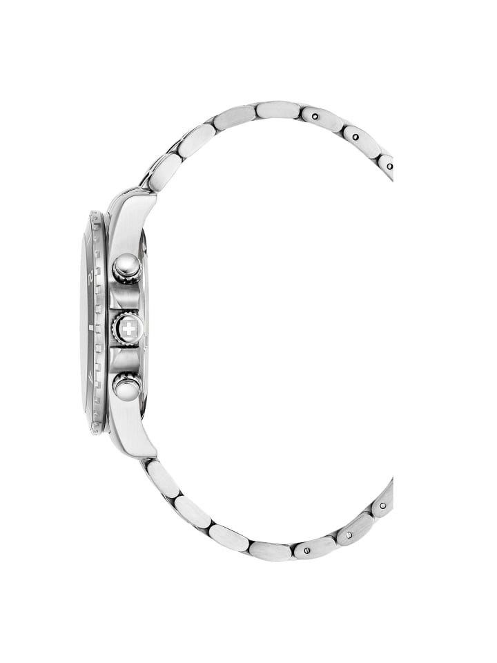 Swiss Military Quarzuhr 7034.9132SAM in Silber günstig kaufen onesize