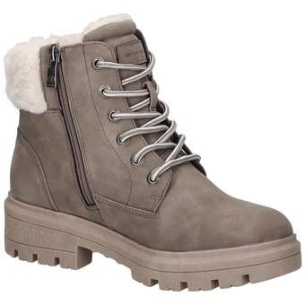 Tom Tailor Schnür Boots in grau