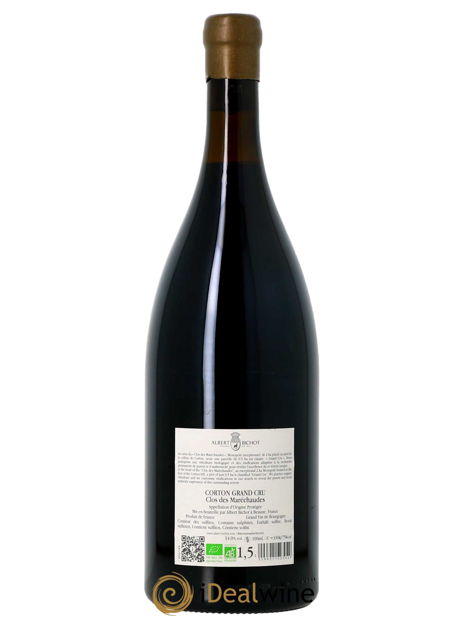 Corton Grand Cru Clos des Maréchaudes Domaine du Pavillon - Albert Bichot  2020 - Lot de 1 Magnum