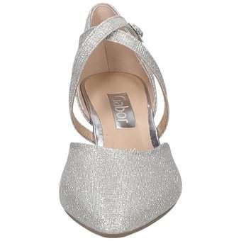 Gabor Spangenpumps in silber