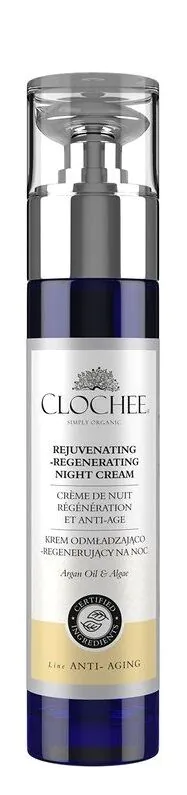 Clochee Simply Organic pomlađujuća i regenerirajuća noćna krema