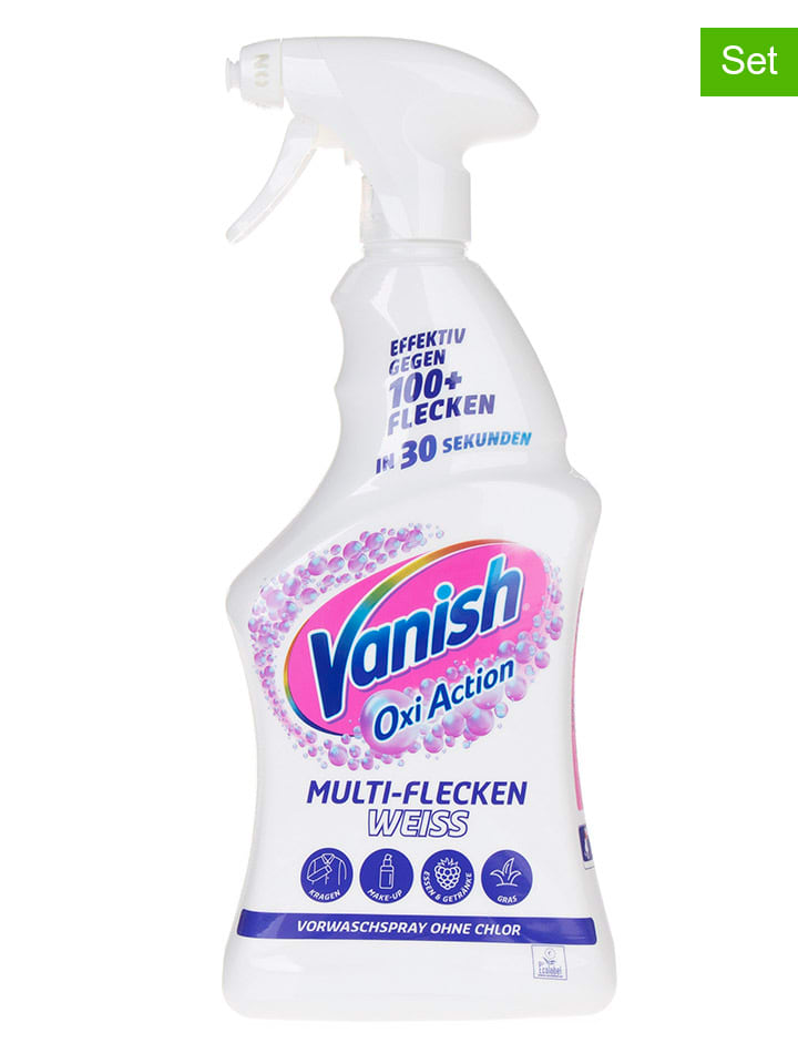 Vanish 12er-Set: Fleckenentferner ''Vanish Oxi Action Multi Textil Weiß'', je 750 ml günstig kaufen onesize