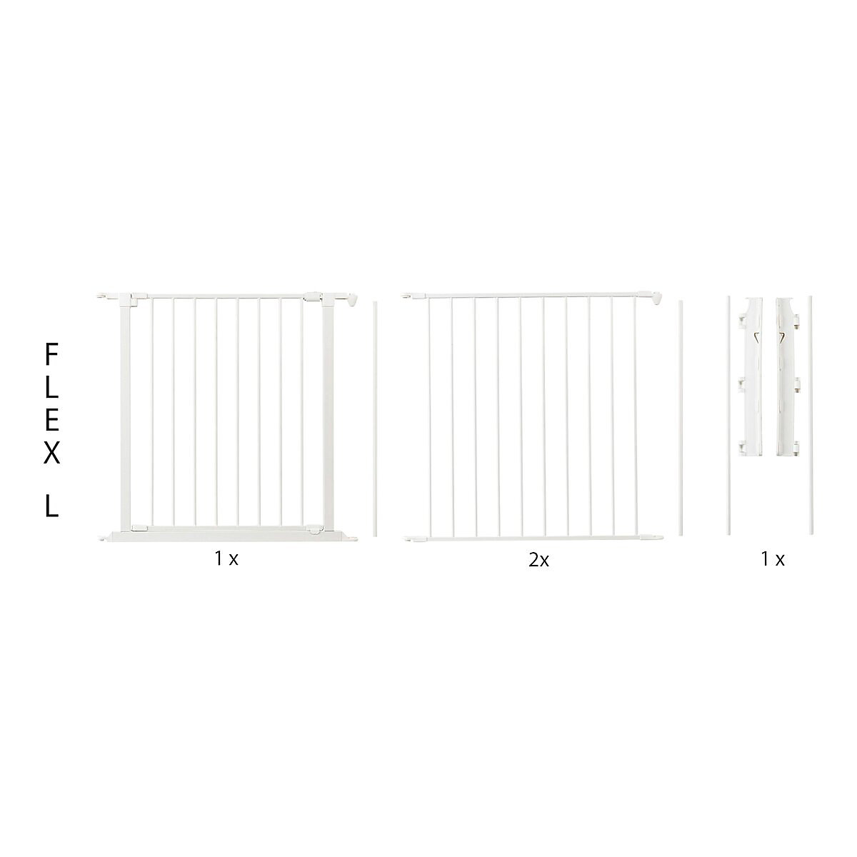 Absperrgitter Flex L 90-224 cm