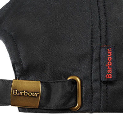 Barbour, Cap, Baumwolle gewachst, navy