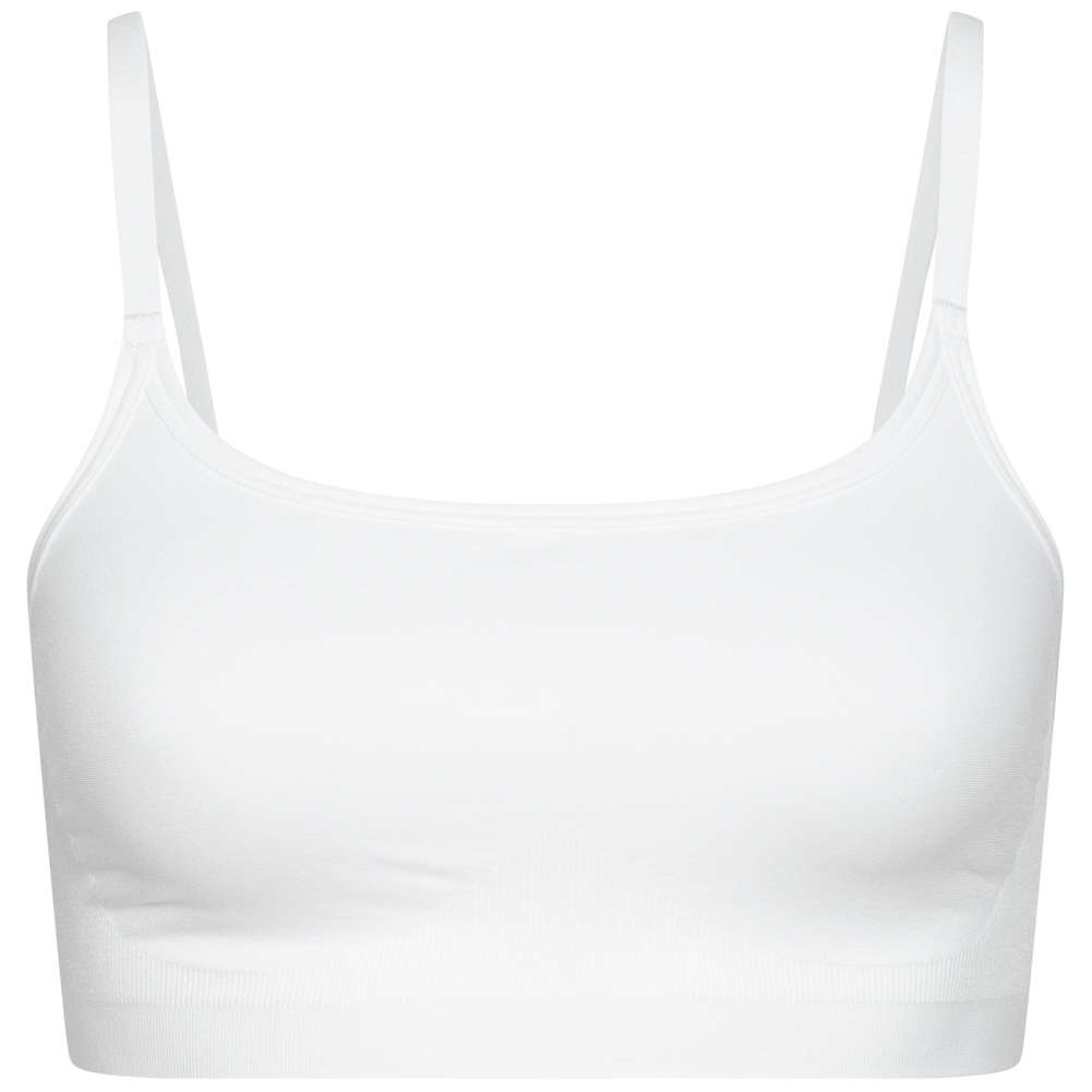 Gymshark Seamless Bralette High Neck Damen Sport BH GLUW4532-WH