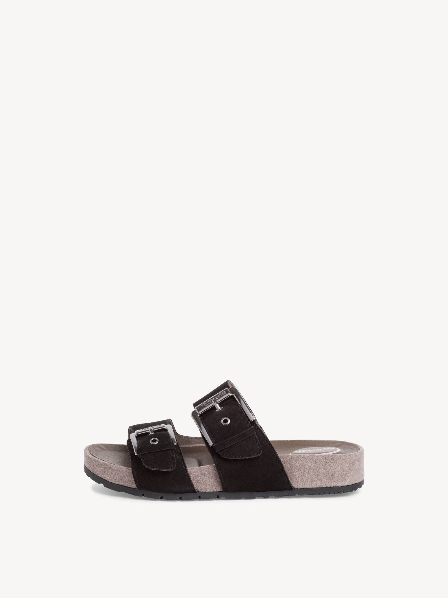 Mule en cuir - noir