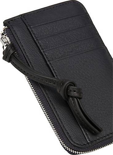 Marc O'Polo Zipper-Börse aus feingenarbtem Rindleder