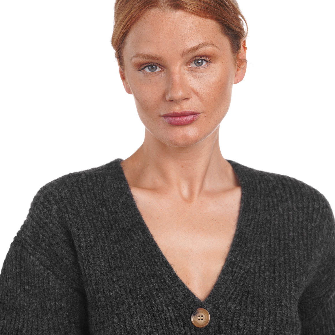 Damen Strickjacke mit V-Ausschnitt