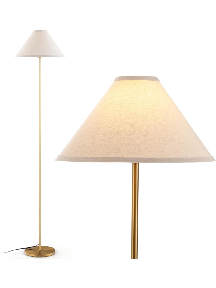COSTWAY Stehlampe 162cm in Gold günstig kaufen onesize