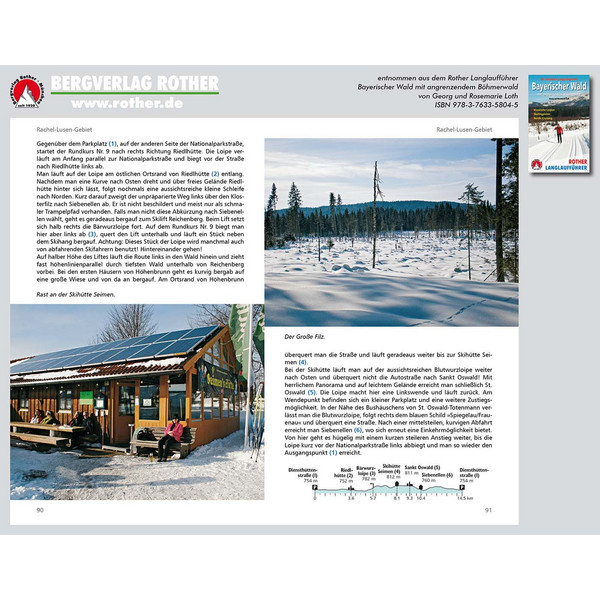 Bayerischer Wald mit angrenzendem Böhmerwald