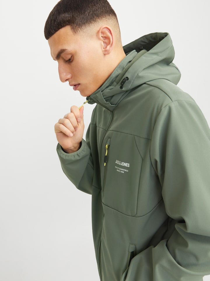 Jack & Jones Softshelljacke in Grün günstig kaufen