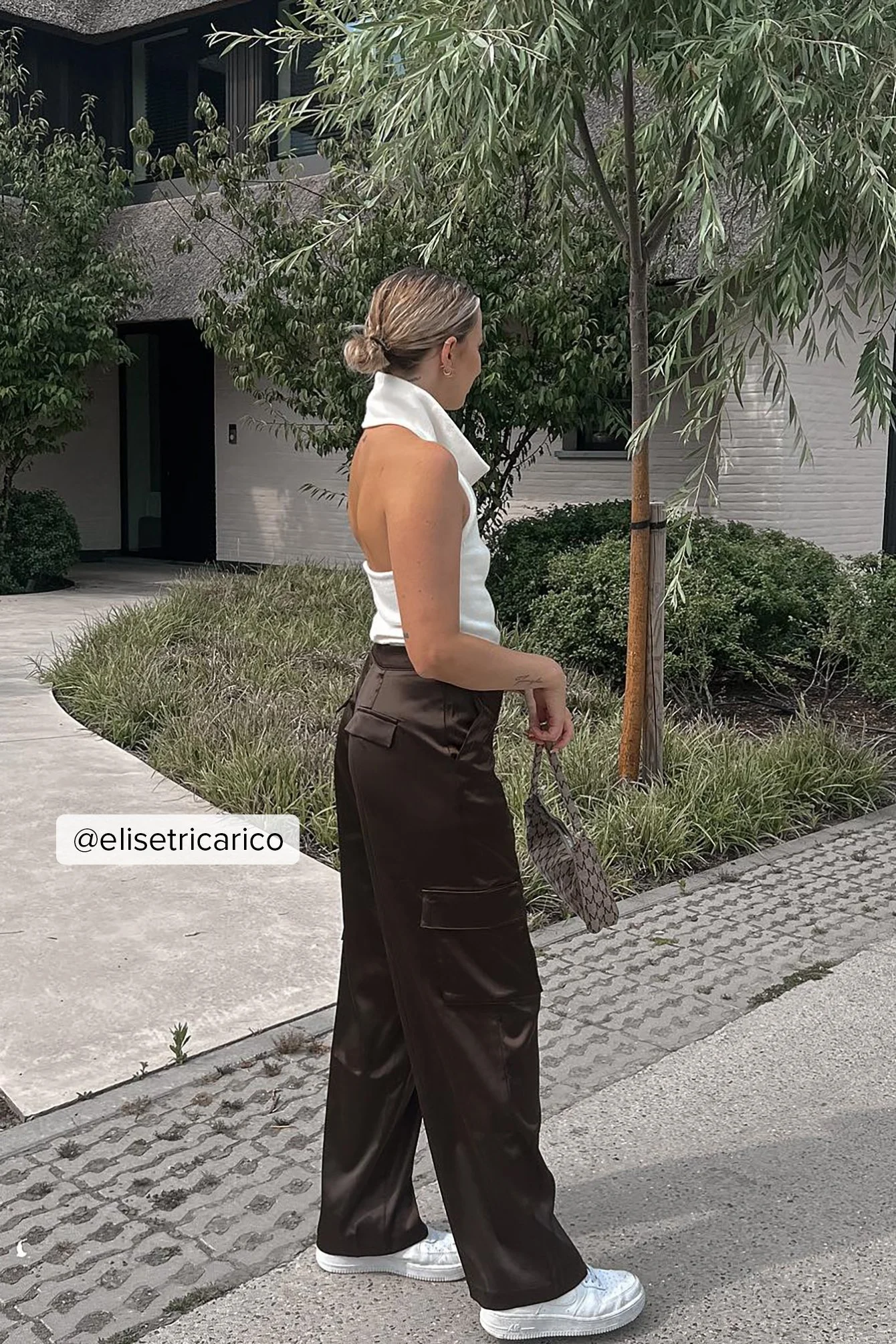 Cargo-Hose aus Satin