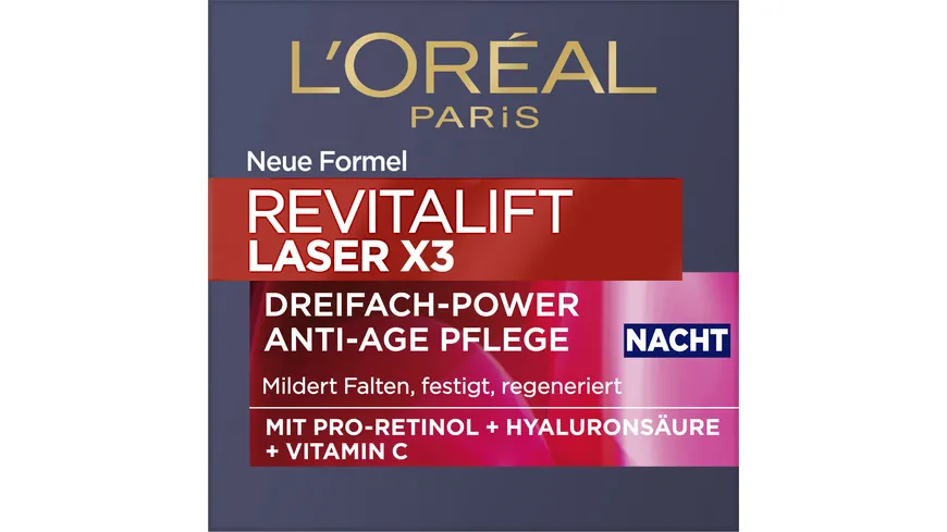 L'Oréal Revitalift Laser X3 Cica Nachtcreme 50 ml