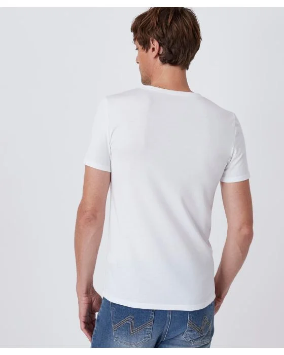 T-shirt col V, maille jersey Climatyl