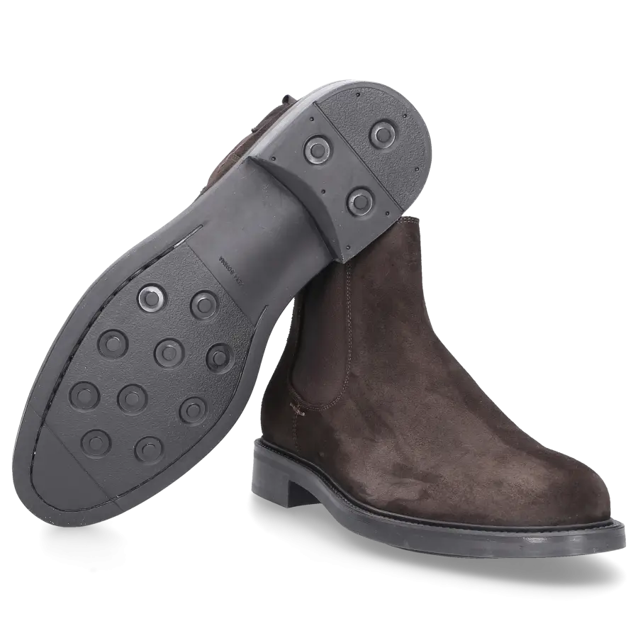EN AVANT - Chelsea Boots 206-12 Veloursleder - braun