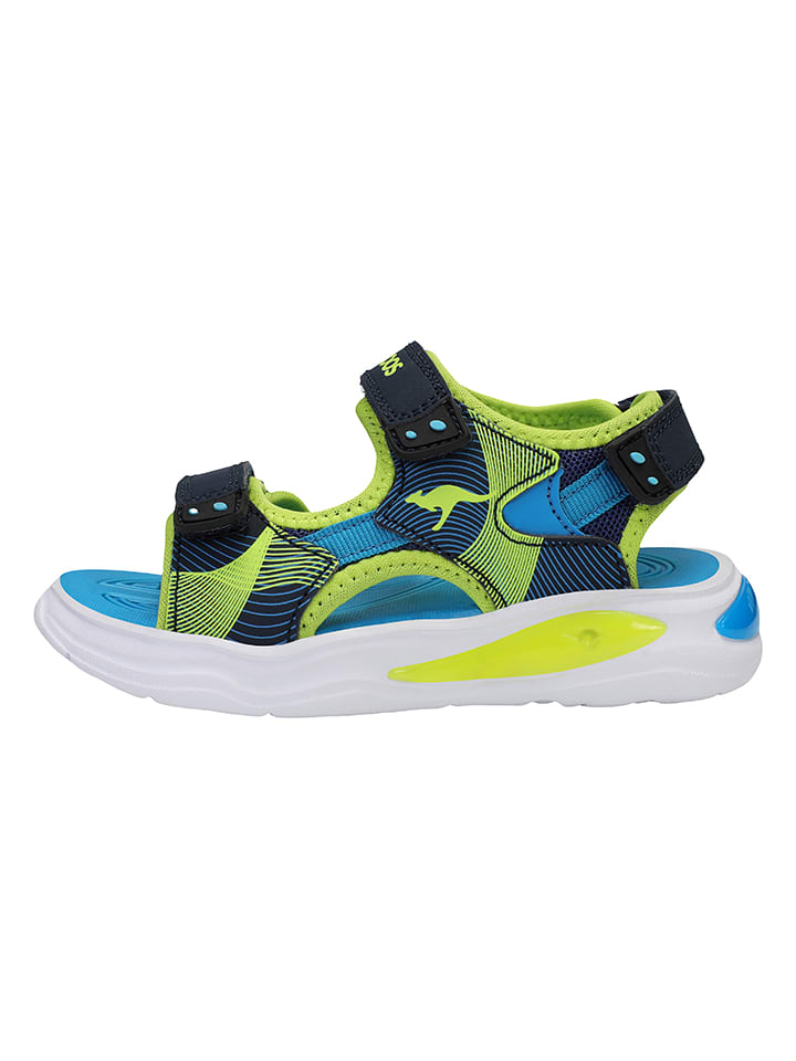 Kangaroos Sandalen in Blau/ Schwarz günstig kaufen