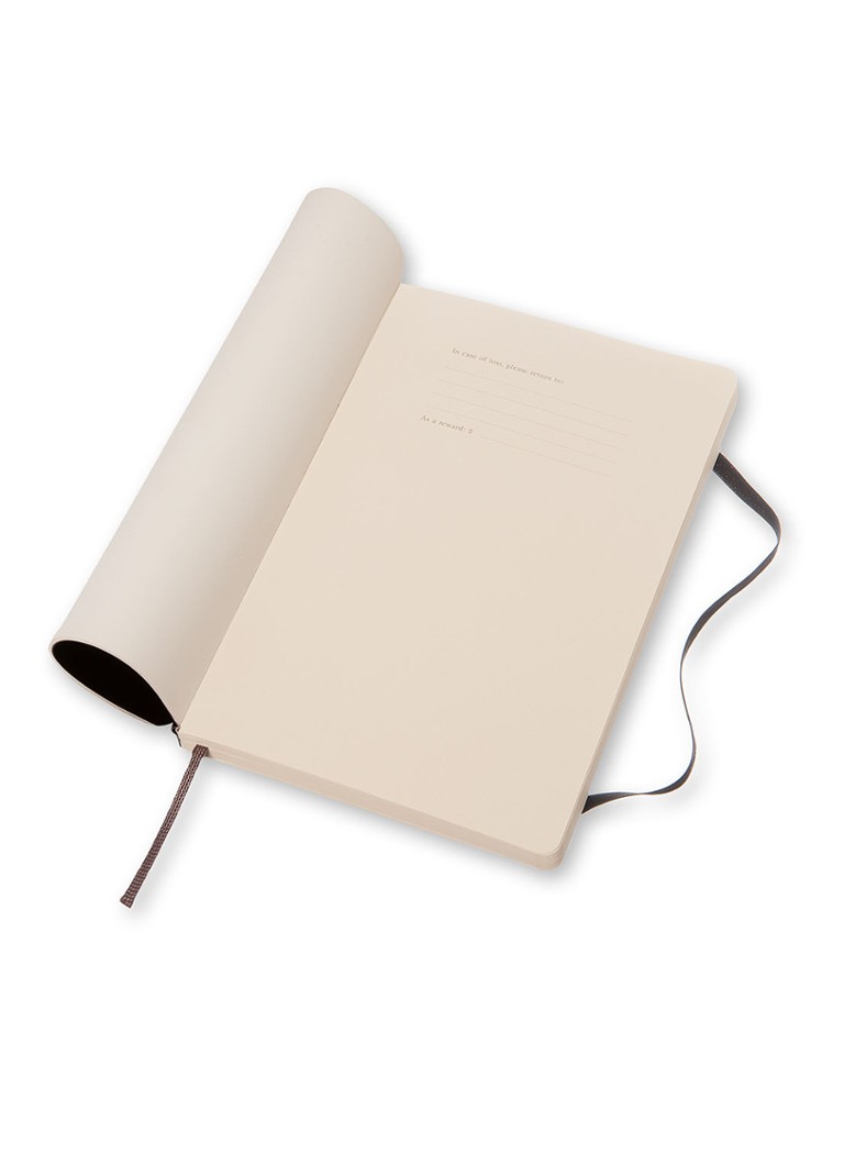 Moleskine jegyzetfüzet, nagy, pöttyös, fekete, telt