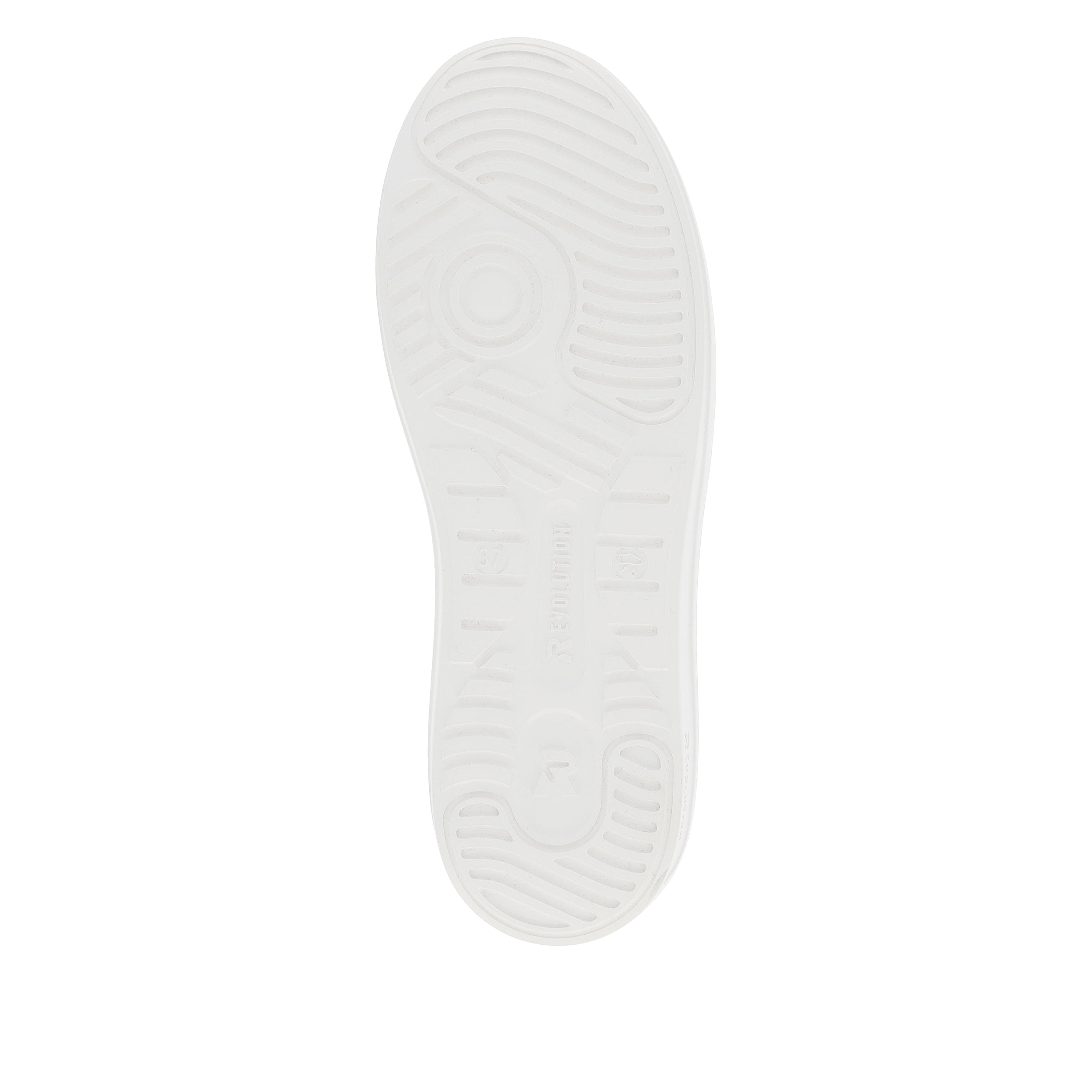 Rieker Damen Sneaker Low clear-white ice-blue