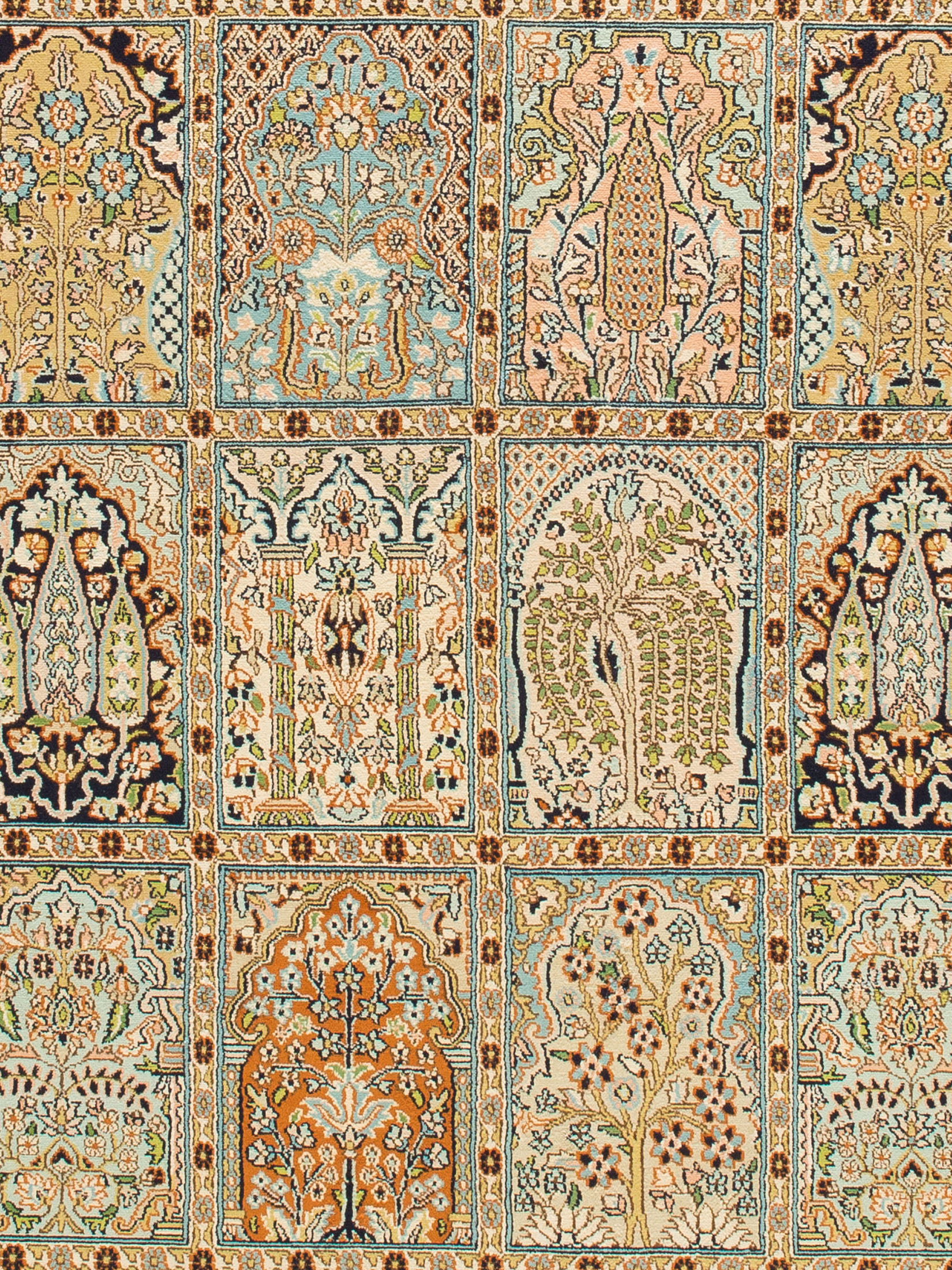 Kaschmir Seide 18/18 ca. 247 x 303 cm, Unikat / Einzelstück