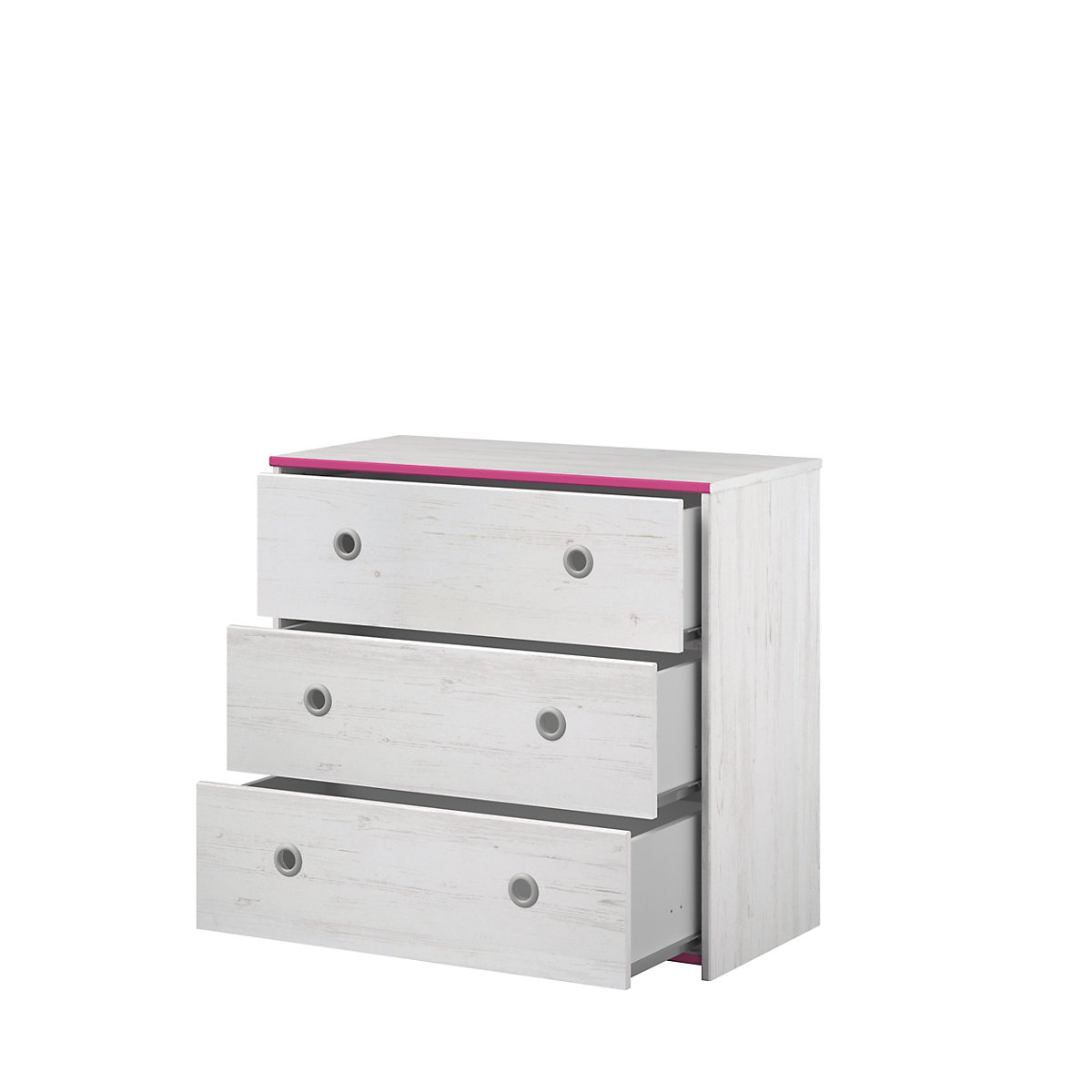 Hochbett extra hoch, mit Kommode, 