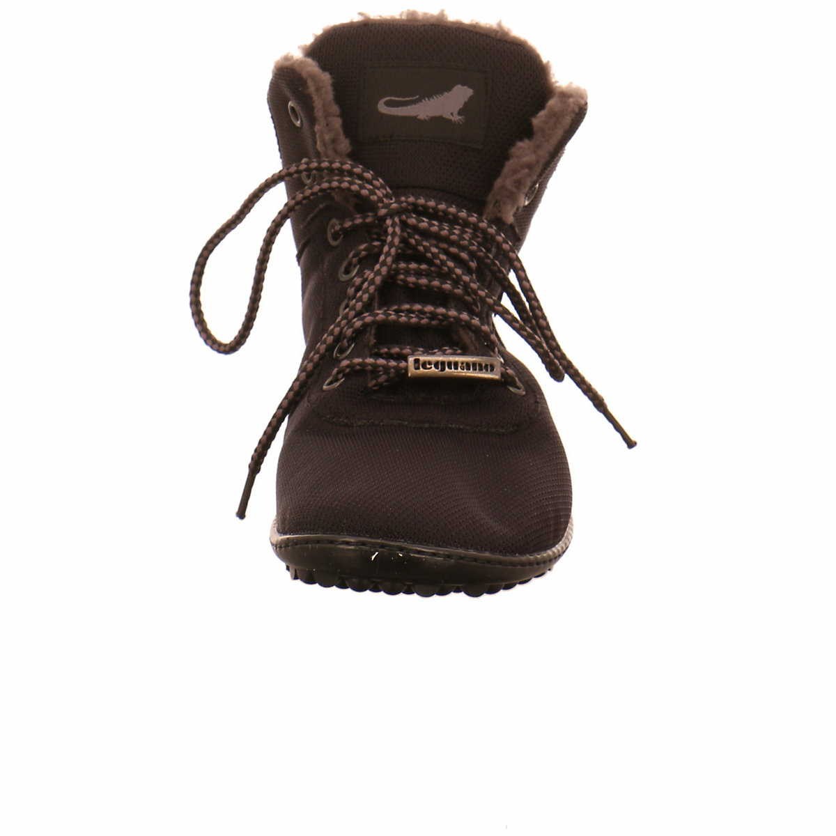 LEGUANO Schnür-Stiefeletten schwarz